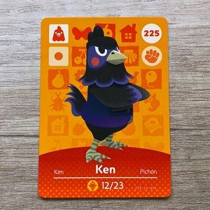 Genuine Animal Crossing Amiibo Card Ken